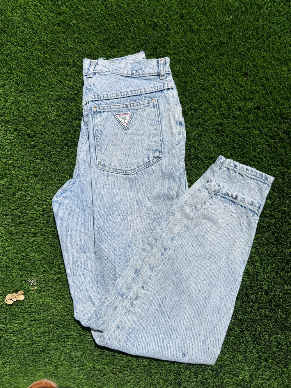 Vintage Palmetto’s Light Blue acid wash Women's High-Waist Jeans